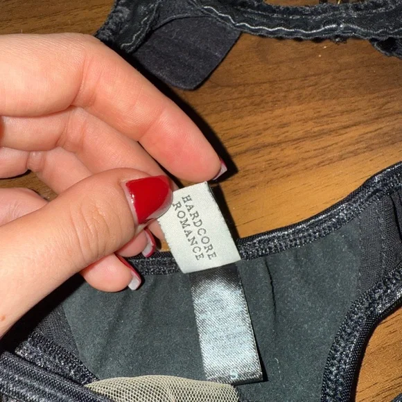 Love day London Black Lace Bra and Panty Hardcore Romance Set - Picture 4 of 8